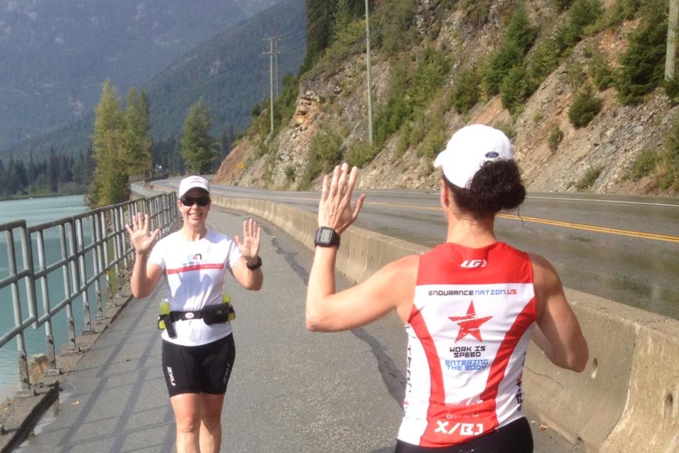Ann Sloan runs at Canada 2013