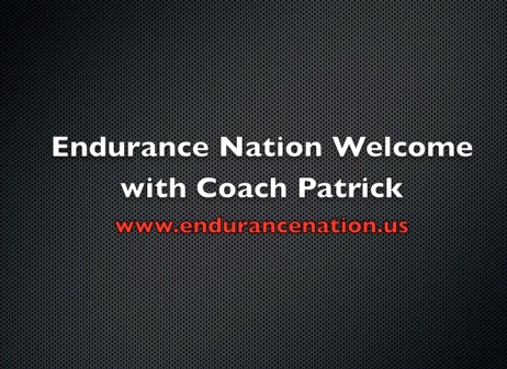 Welcome Video with Coach Patrick