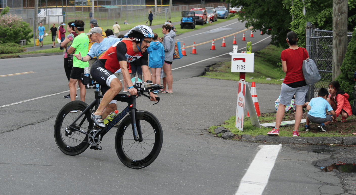 Endurance Nation Member Rob Sabo Finishing the Bike