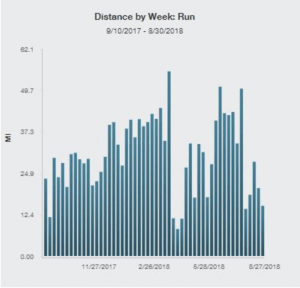 Tim Weekly Run Volume